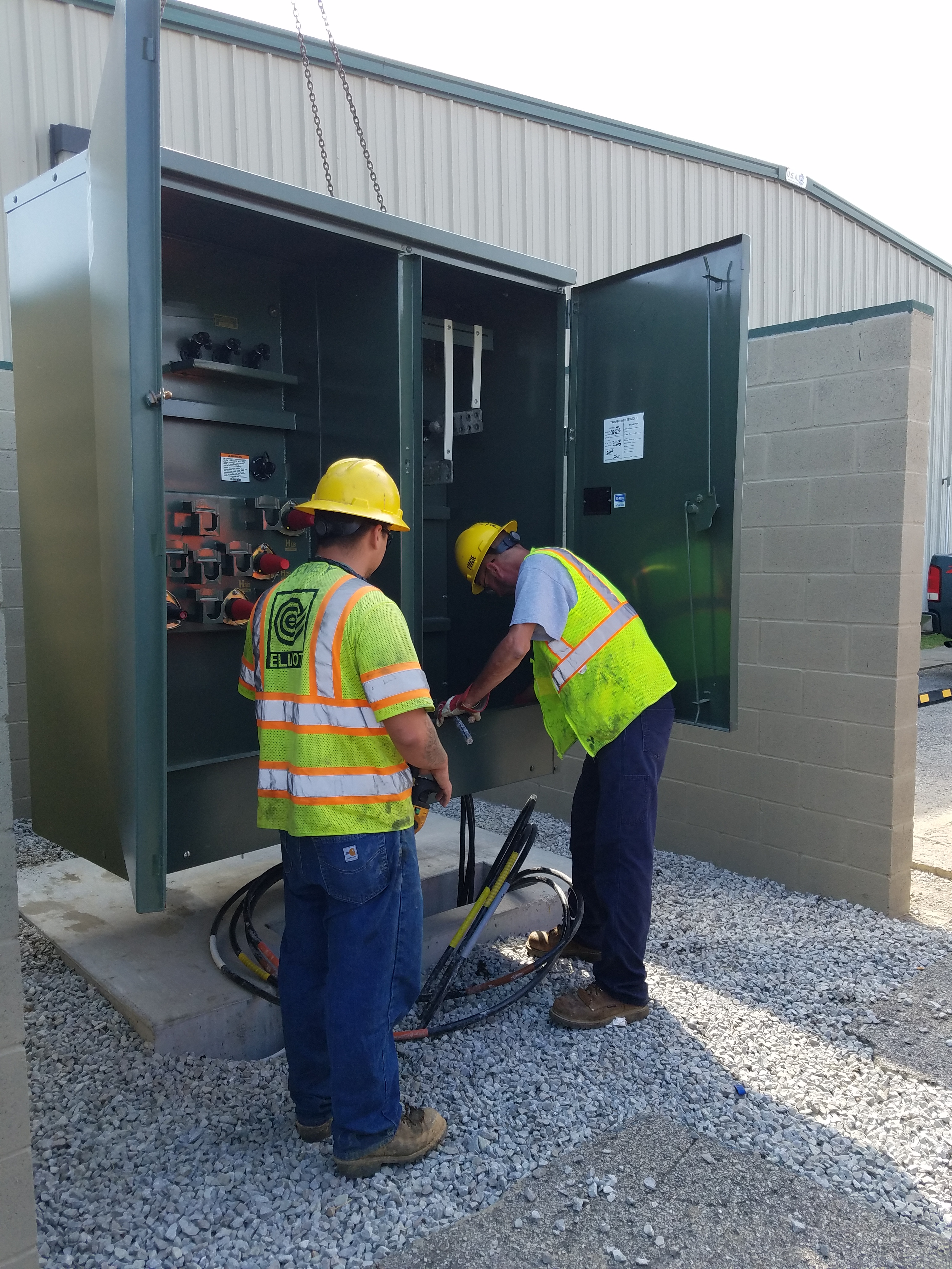 1200 AMP TRANSFORMER INSTALL
